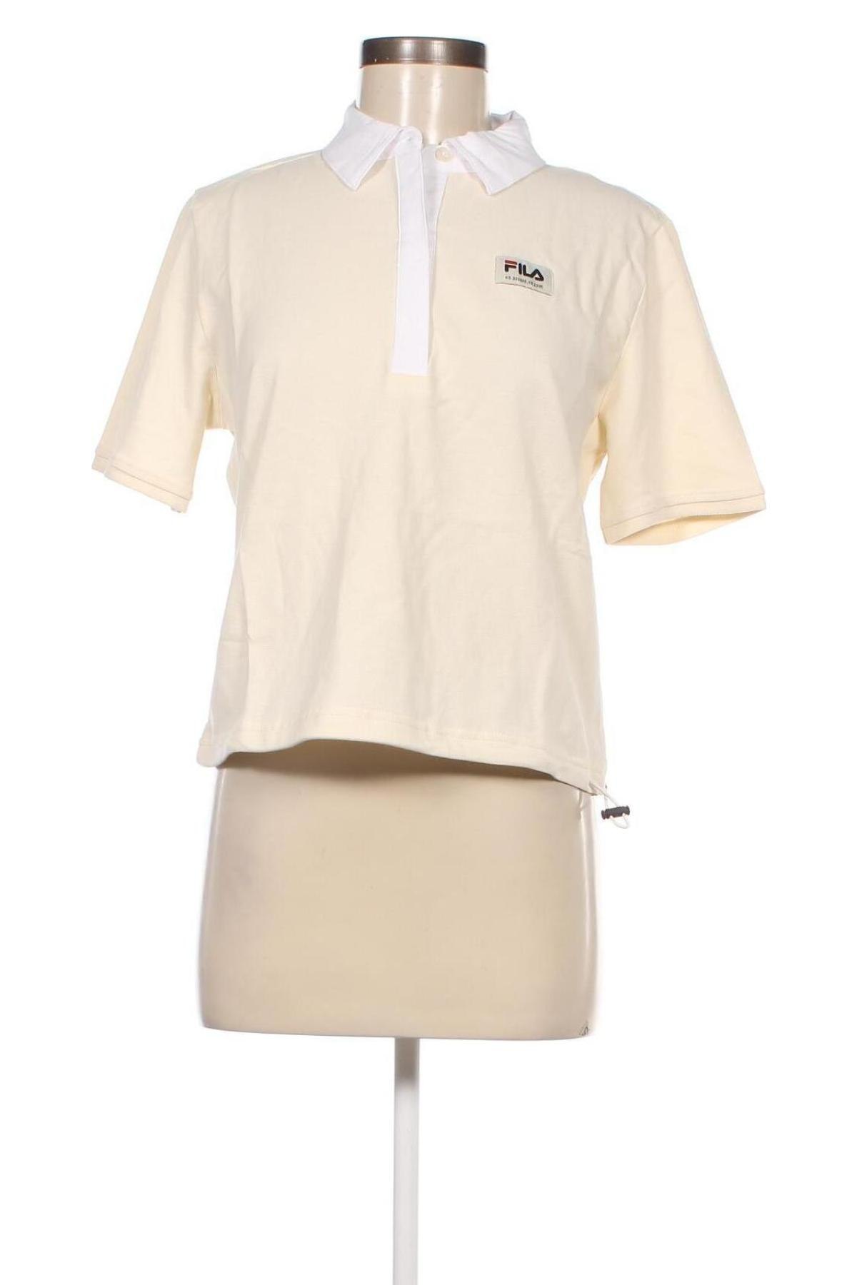 Γυναικείο t-shirt FILA, Μέγεθος L, Χρώμα Εκρού, Τιμή 12,14 €