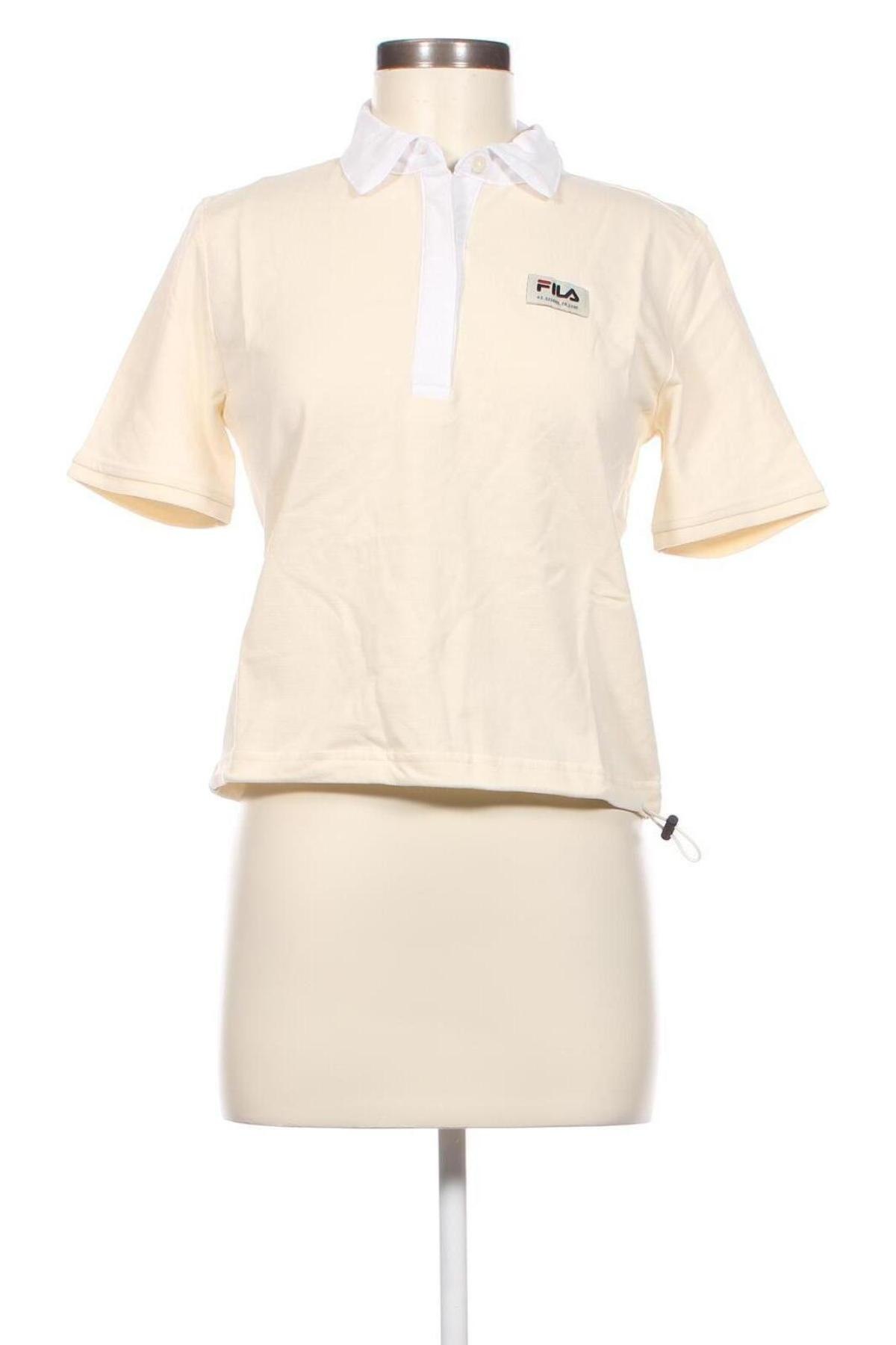 Γυναικείο t-shirt FILA, Μέγεθος XL, Χρώμα Εκρού, Τιμή 20,13 €