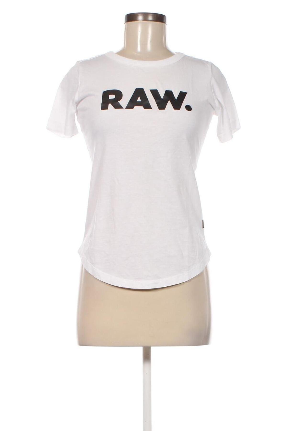 Damski T-shirt G-Star Raw, Rozmiar XXS, Kolor Biały, Cena 114,61 zł
