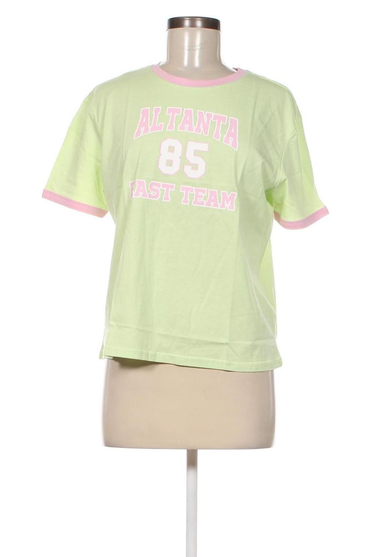 Γυναικείο t-shirt Jennyfer, Μέγεθος L, Χρώμα Πράσινο, Τιμή 6,28 €