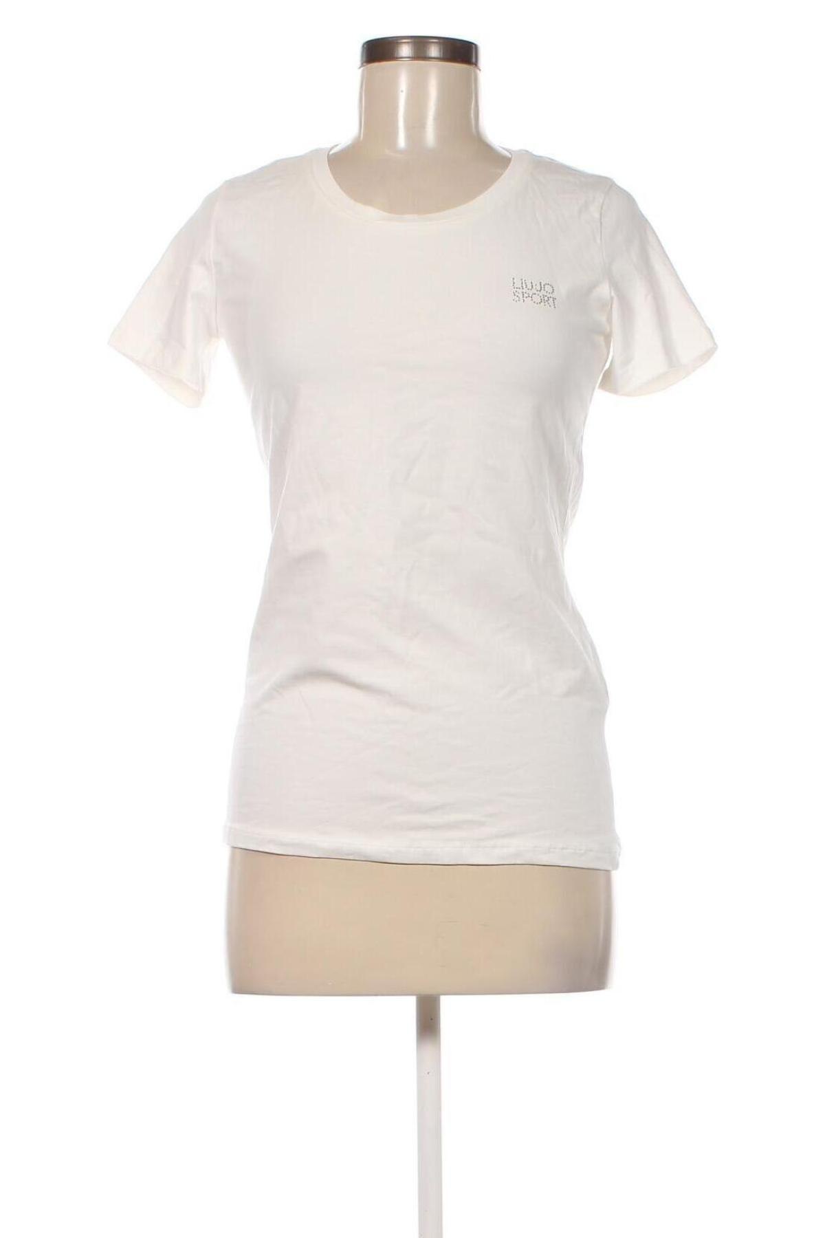 Damen T-Shirt Liu Jo, Größe S, Farbe Weiß, Preis 36,19 €