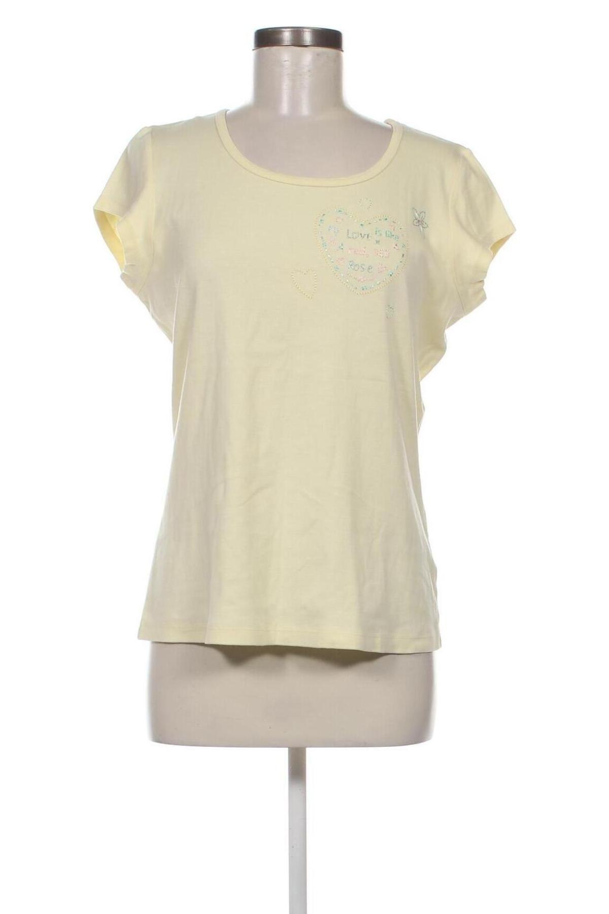 Damen T-Shirt Marks & Spencer, Größe L, Farbe Gelb, Preis 6,02 €