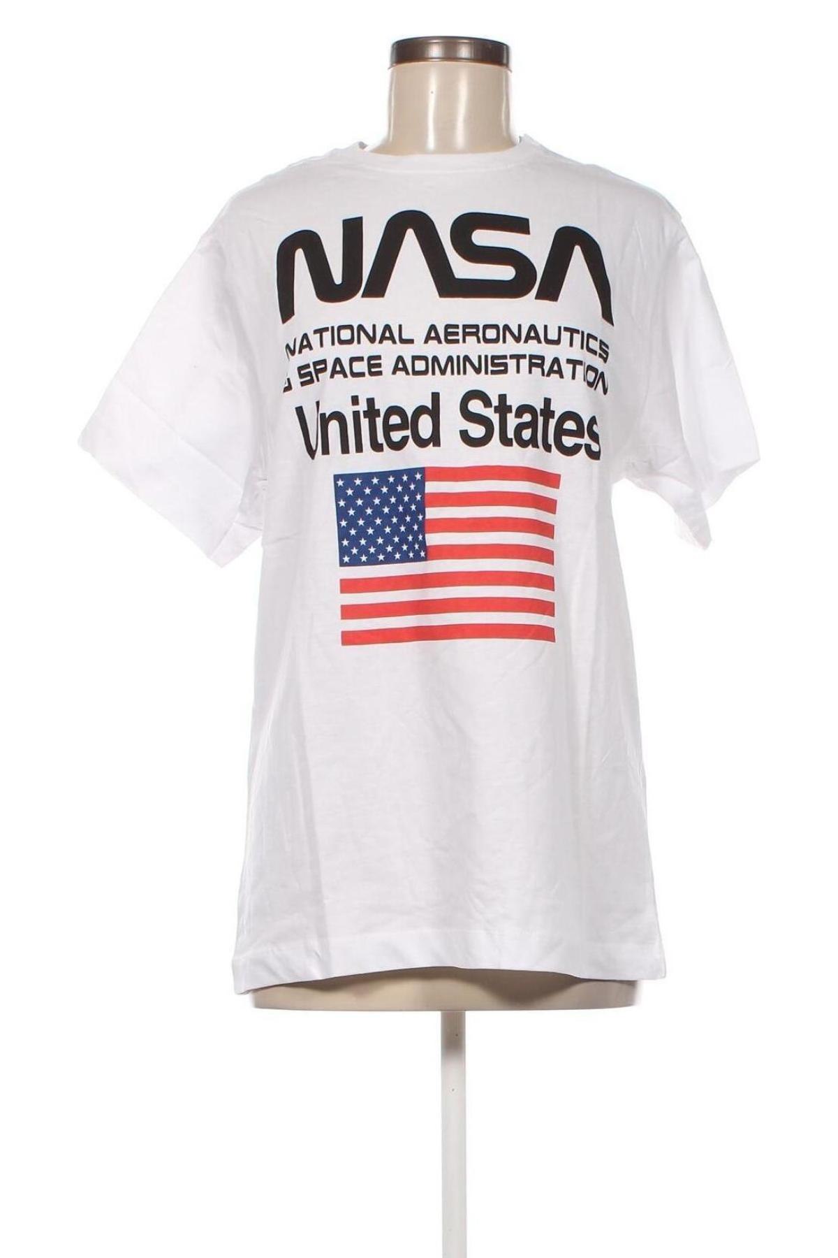 Damski T-shirt NASA, Rozmiar M, Kolor Biały, Cena 95,96 zł