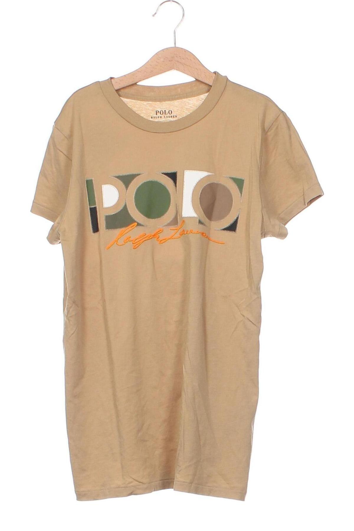 Tricou de femei Polo By Ralph Lauren, Mărime XS, Culoare Bej, Preț 227,22 Lei