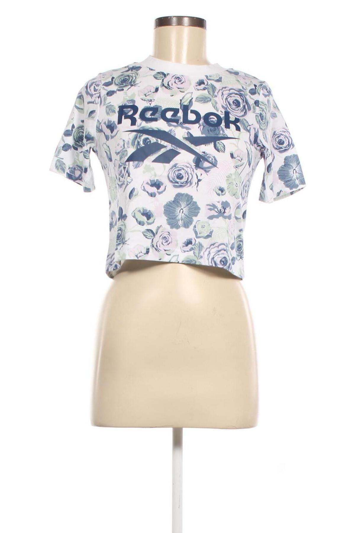 Γυναικείο t-shirt Reebok, Μέγεθος XS, Χρώμα Πολύχρωμο, Τιμή 10,23 €