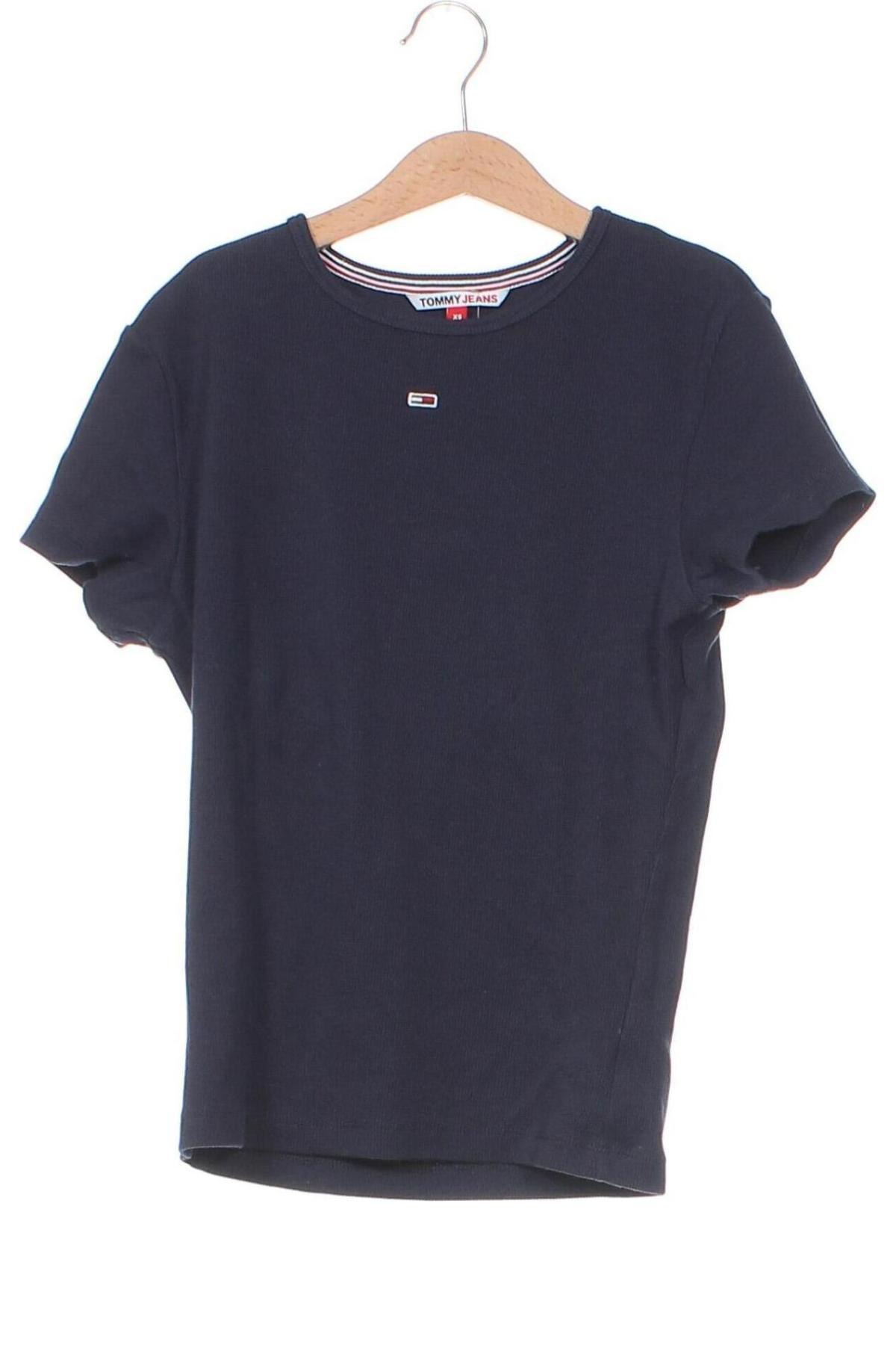 Дамска тениска Tommy Jeans, Размер XS, Цвят Син, Цена 30,69 лв.
