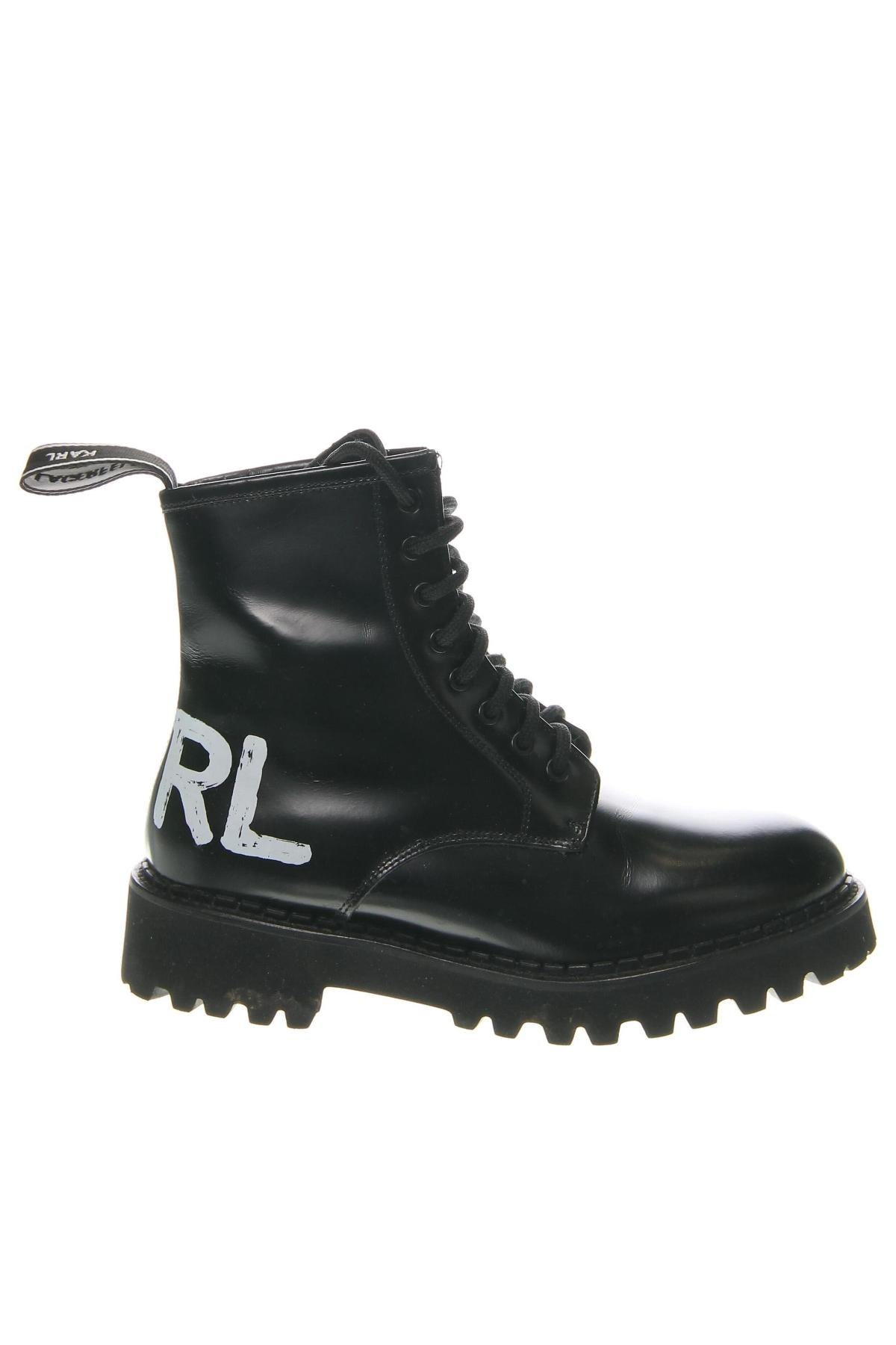 Botine de damă Karl Lagerfeld, Mărime 36, Culoare Negru, Preț 432,40 Lei