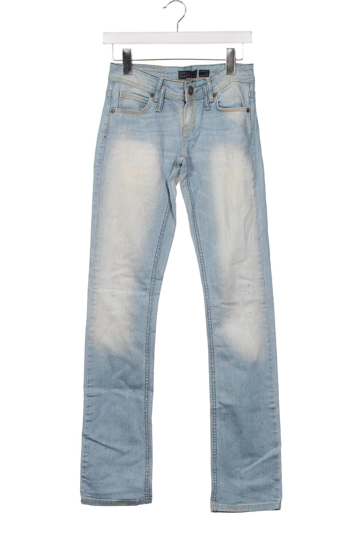 Dámske džínsy  ONLY, Veľkosť S, Farba Modrá, Cena  3,48 €