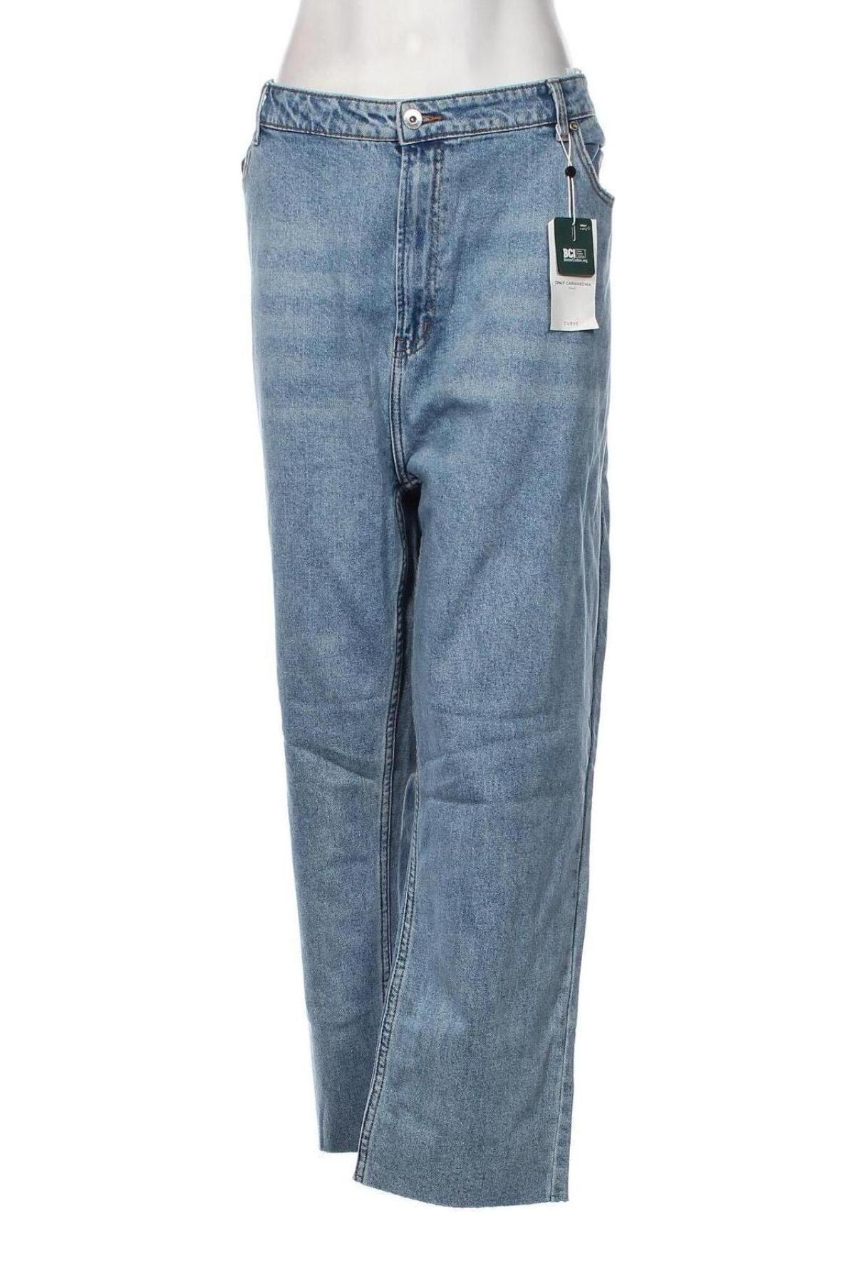 Dámské džíny  ONLY Carmakoma, Velikost 3XL, Barva Modrá, Cena  982,00 Kč