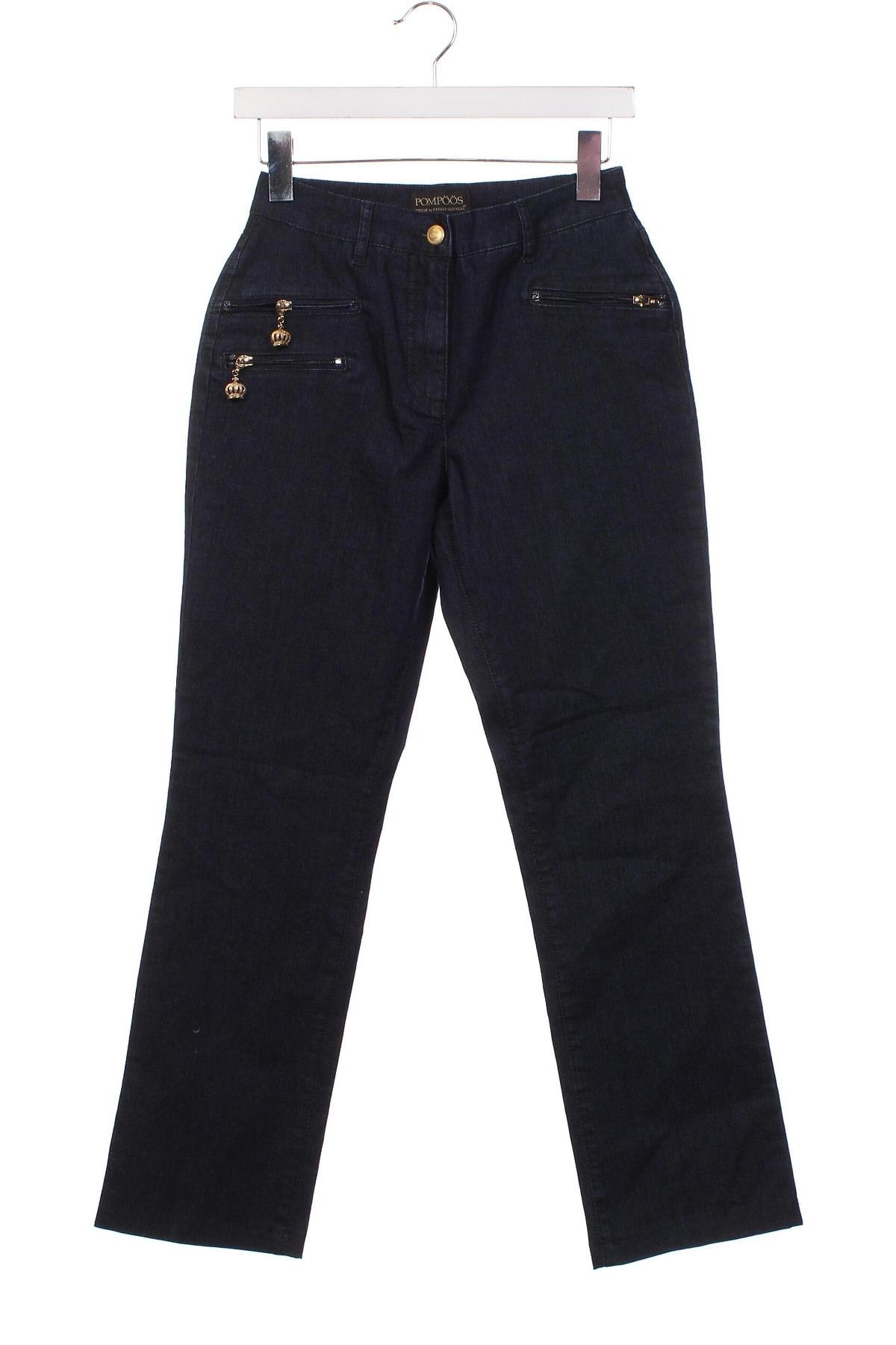 Dámské džíny  Pompoos Design By Harald Gloockler, Velikost XS, Barva Modrá, Cena  646,00 Kč