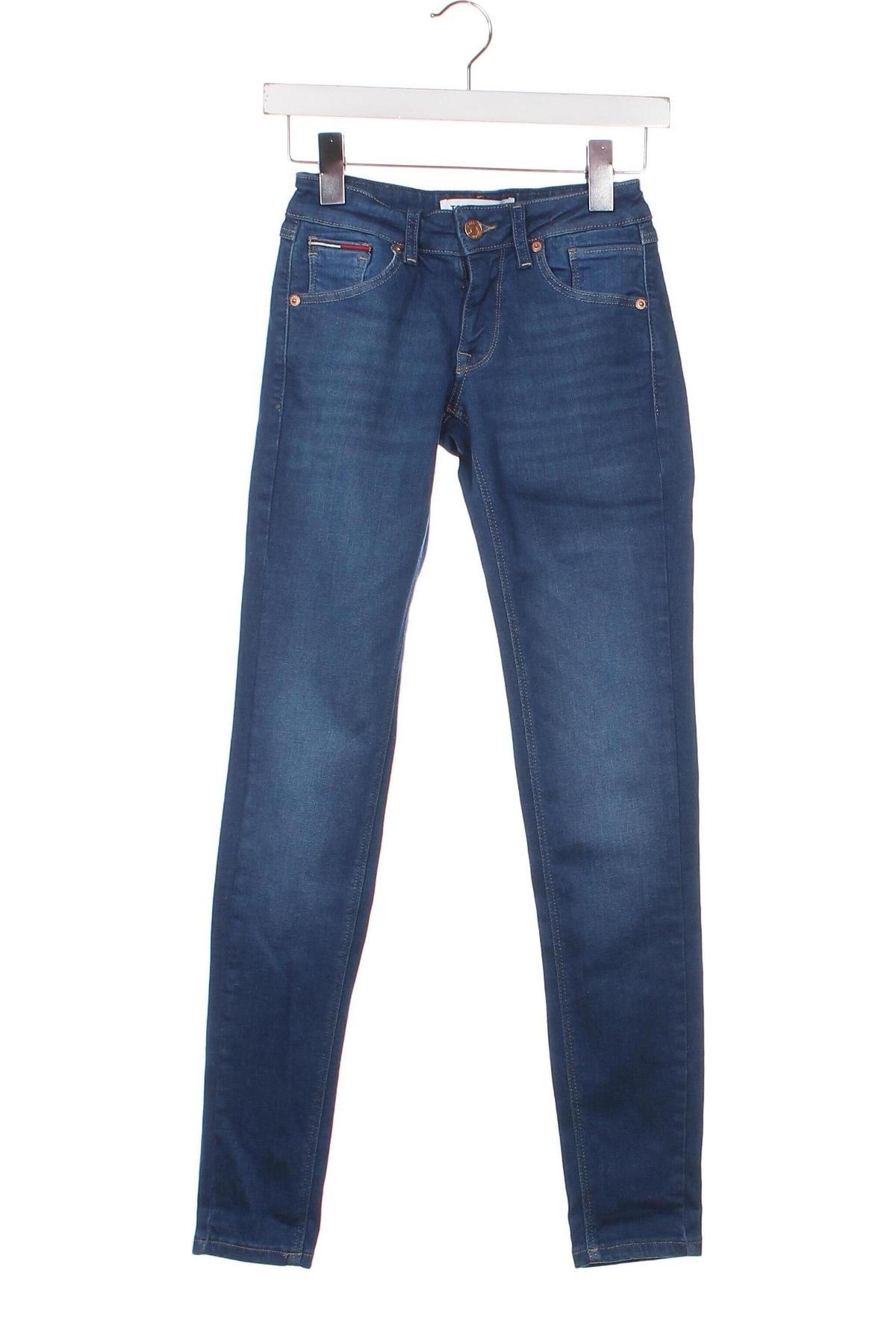 Дамски дънки Tommy Jeans, Размер XS, Цвят Син, Цена 55,40 лв.