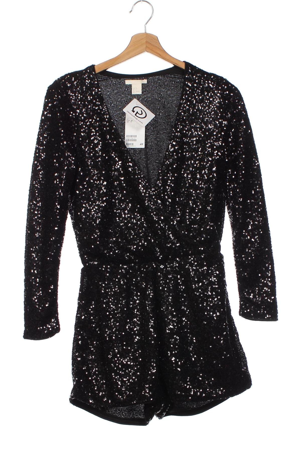 Γυναικεία σαλοπέτα H&M, Μέγεθος XS, Χρώμα Μαύρο, Τιμή 23,36 €