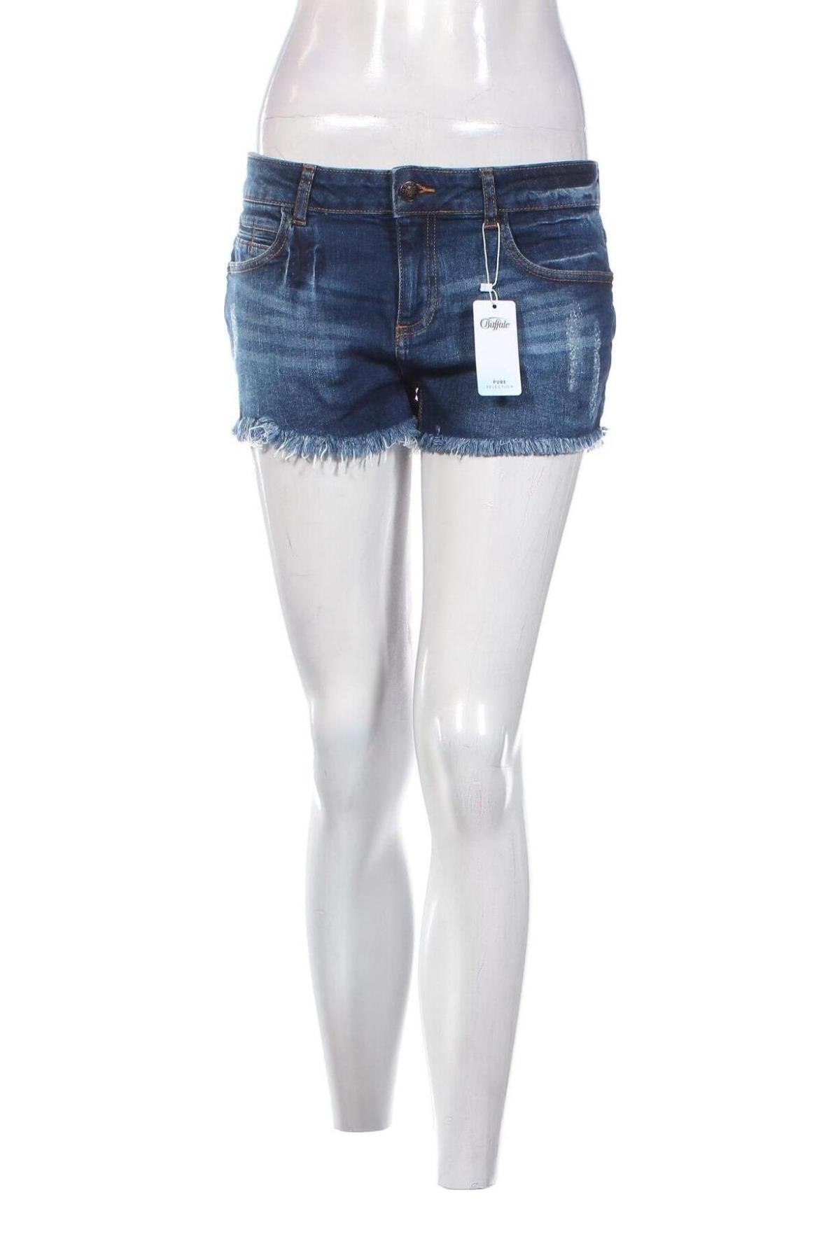 Γυναικείο κοντό παντελόνι Buffalo, Μέγεθος M, Χρώμα Μπλέ, Τιμή 8,33 €