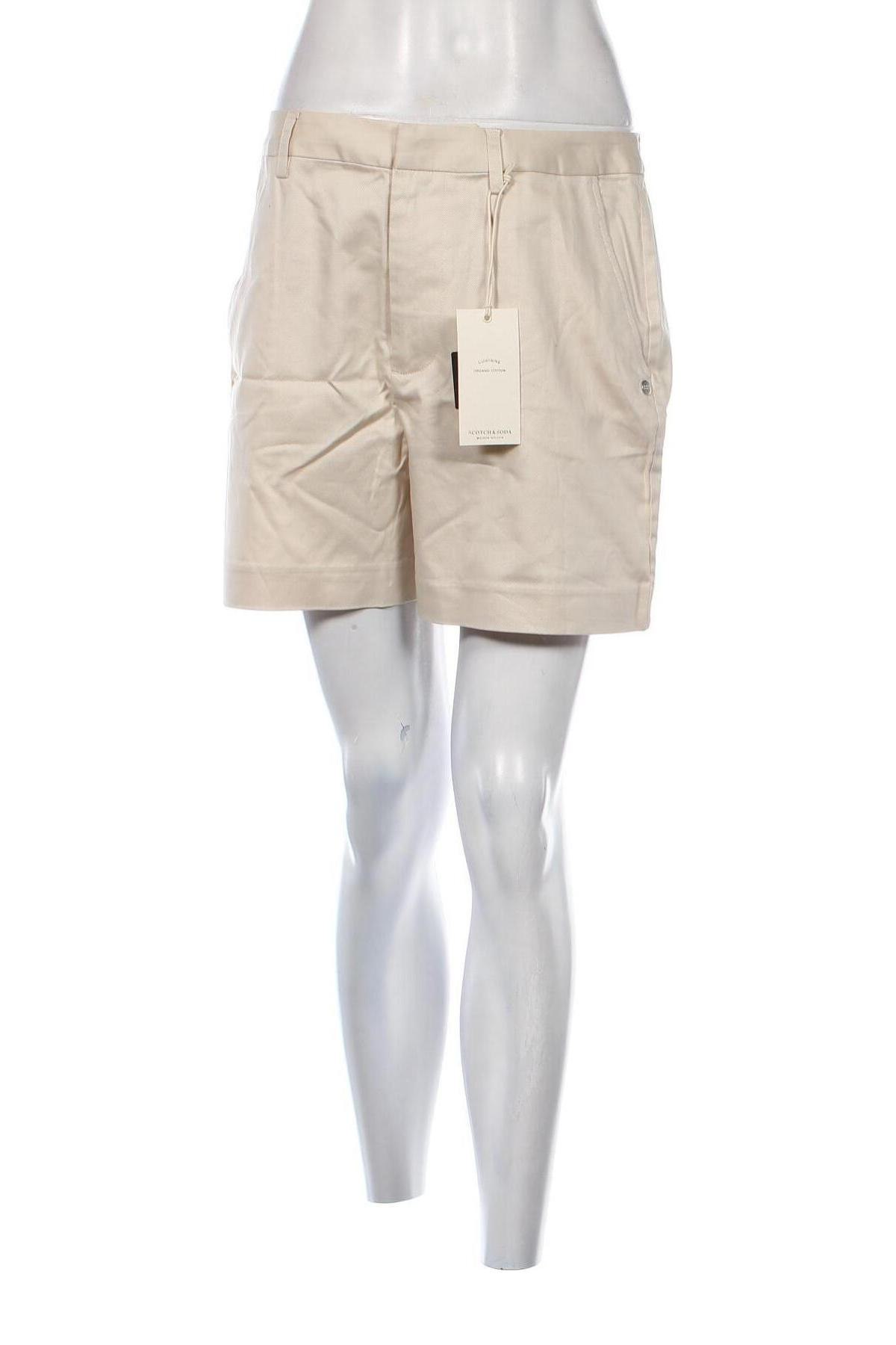 Дамски къс панталон Maison Scotch, Размер M, Цвят Бежов, Цена 75,92 лв.