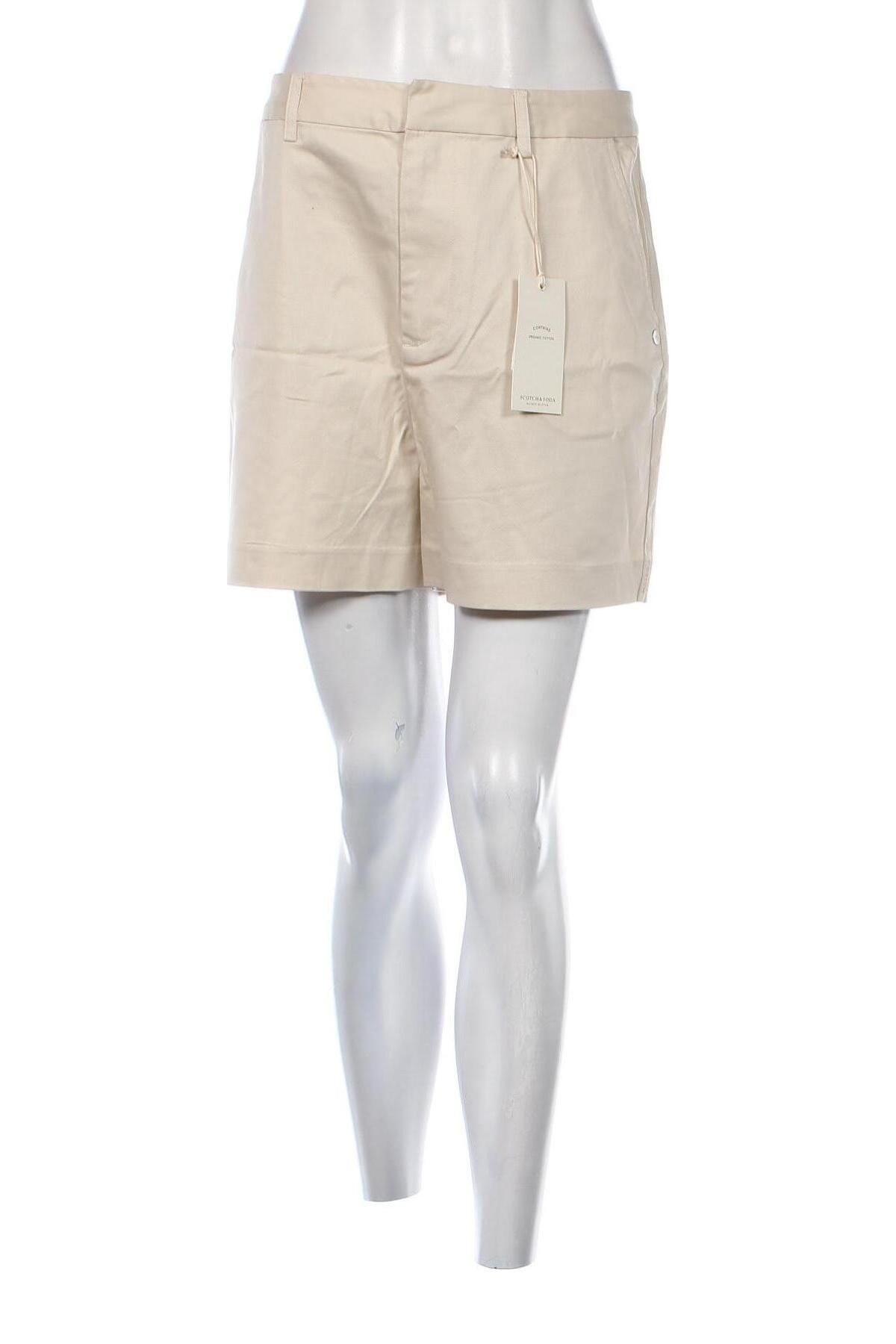 Дамски къс панталон Maison Scotch, Размер L, Цвят Бежов, Цена 75,92 лв.