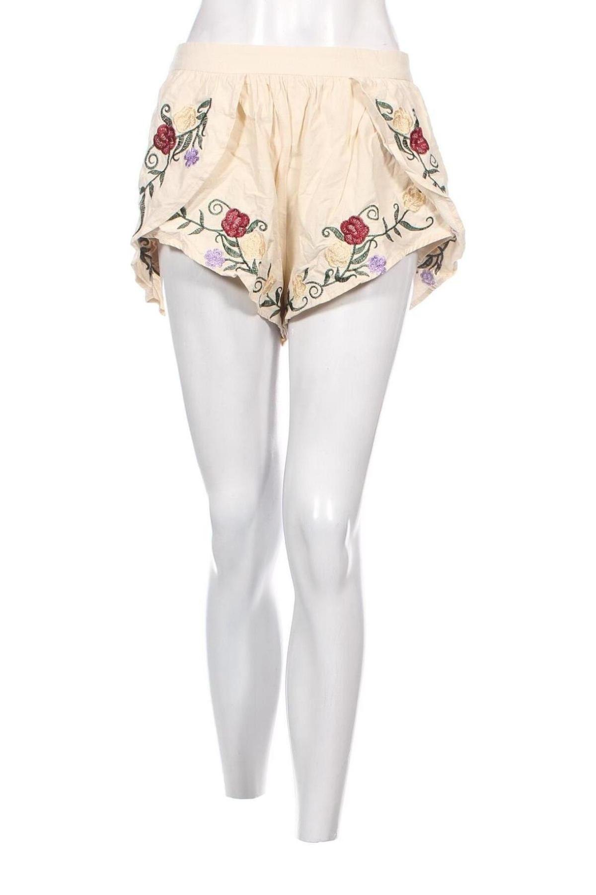 Дамски къс панталон SHEIN, Размер M, Цвят Екрю, Цена 18,82 лв.