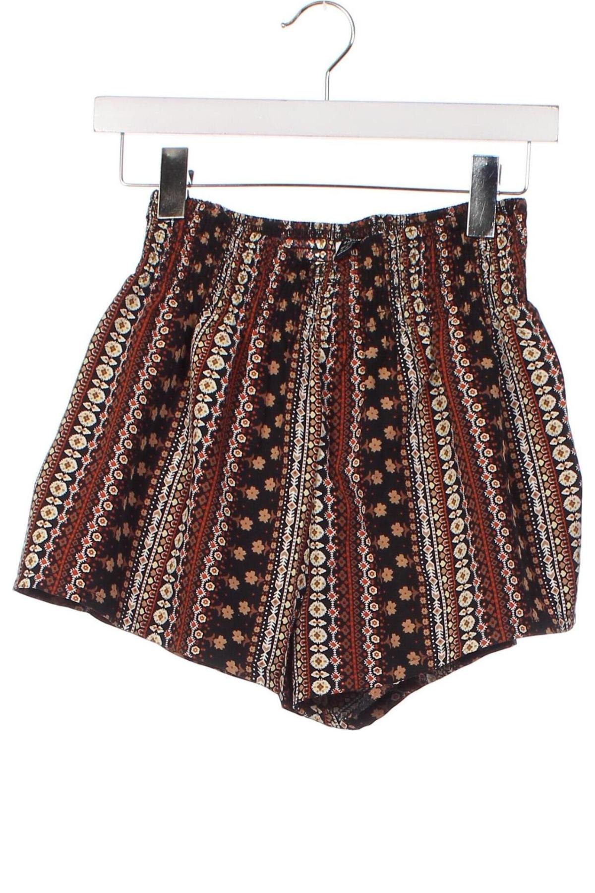 Γυναικείο κοντό παντελόνι SHEIN, Μέγεθος XS, Χρώμα Πολύχρωμο, Τιμή 10,00 €