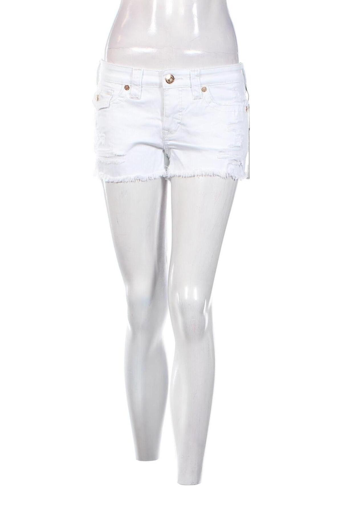 Дамски къс панталон True Religion, Размер S, Цвят Бял, Цена 101,00 лв.