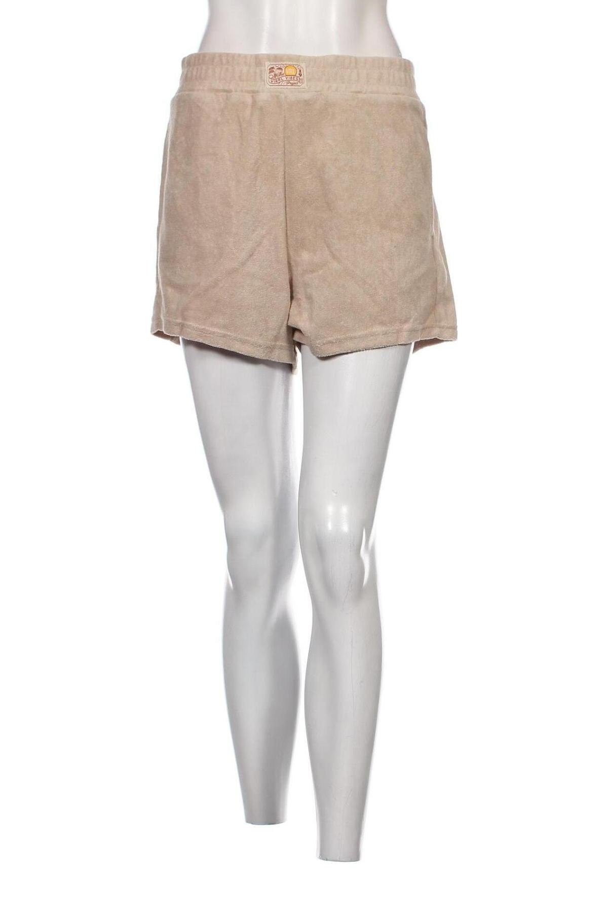 Damen Shorts Viral Vibes, Größe L, Farbe Beige, Preis 7,94 €