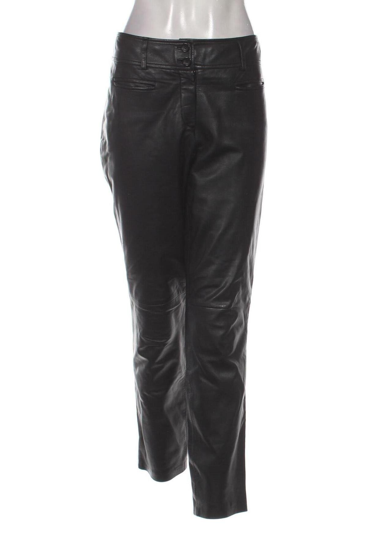 Damen Lederhose Taifun, Größe L, Farbe Schwarz, Preis 63,36 €