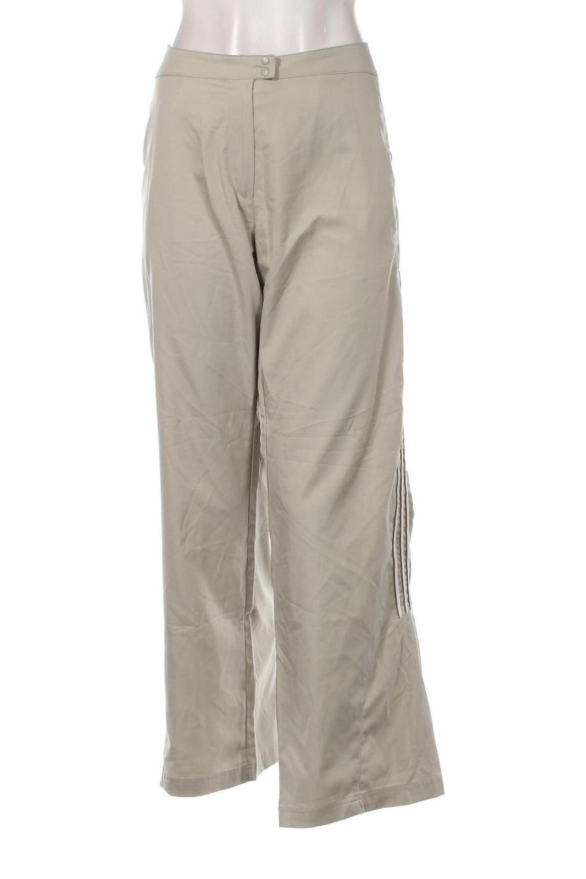 Дамски панталон Adidas, Размер XL, Цвят Бежов, Цена 55,00 лв.