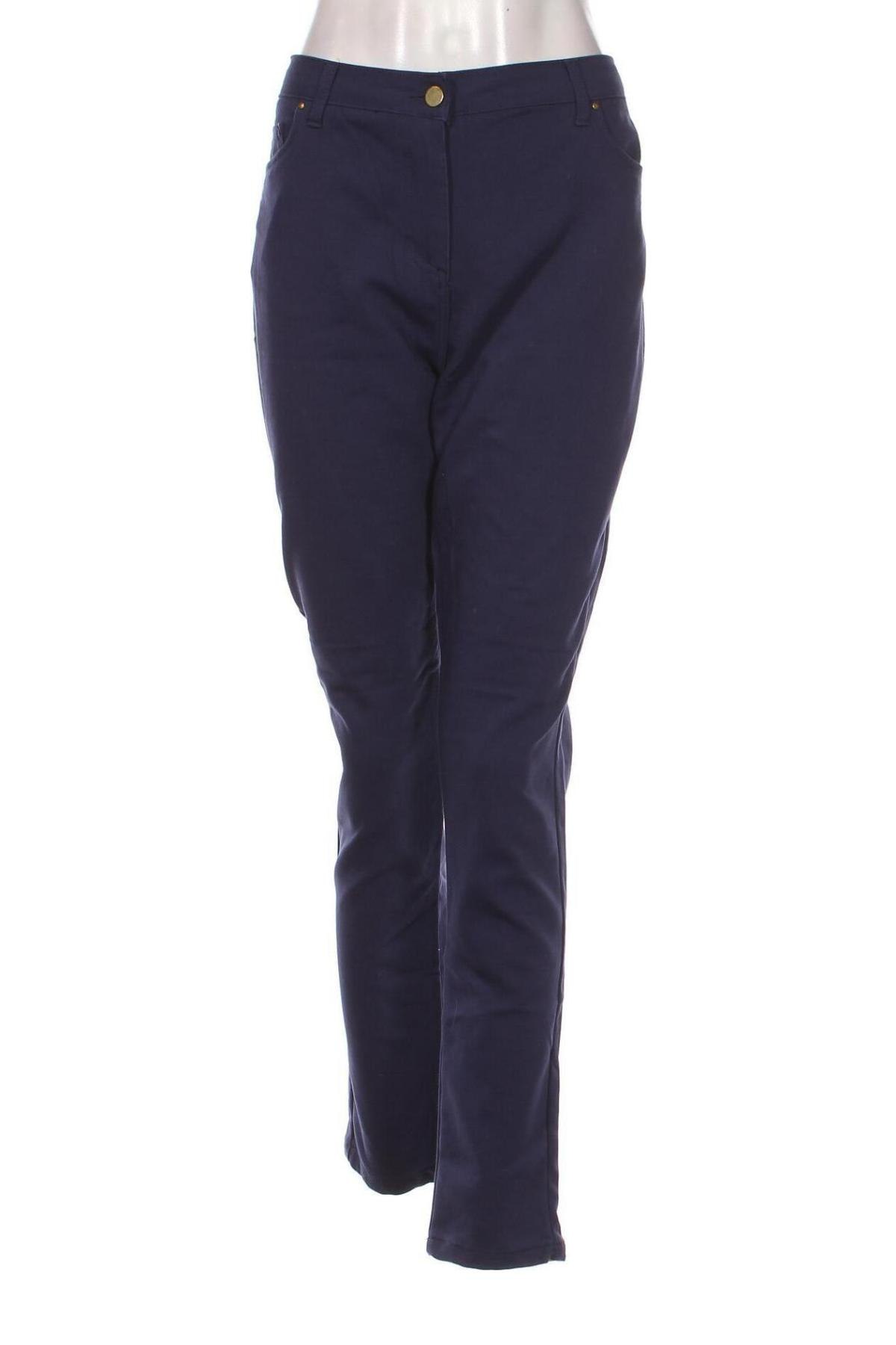 Pantaloni de femei Antea, Mărime XL, Culoare Albastru, Preț 95,39 Lei