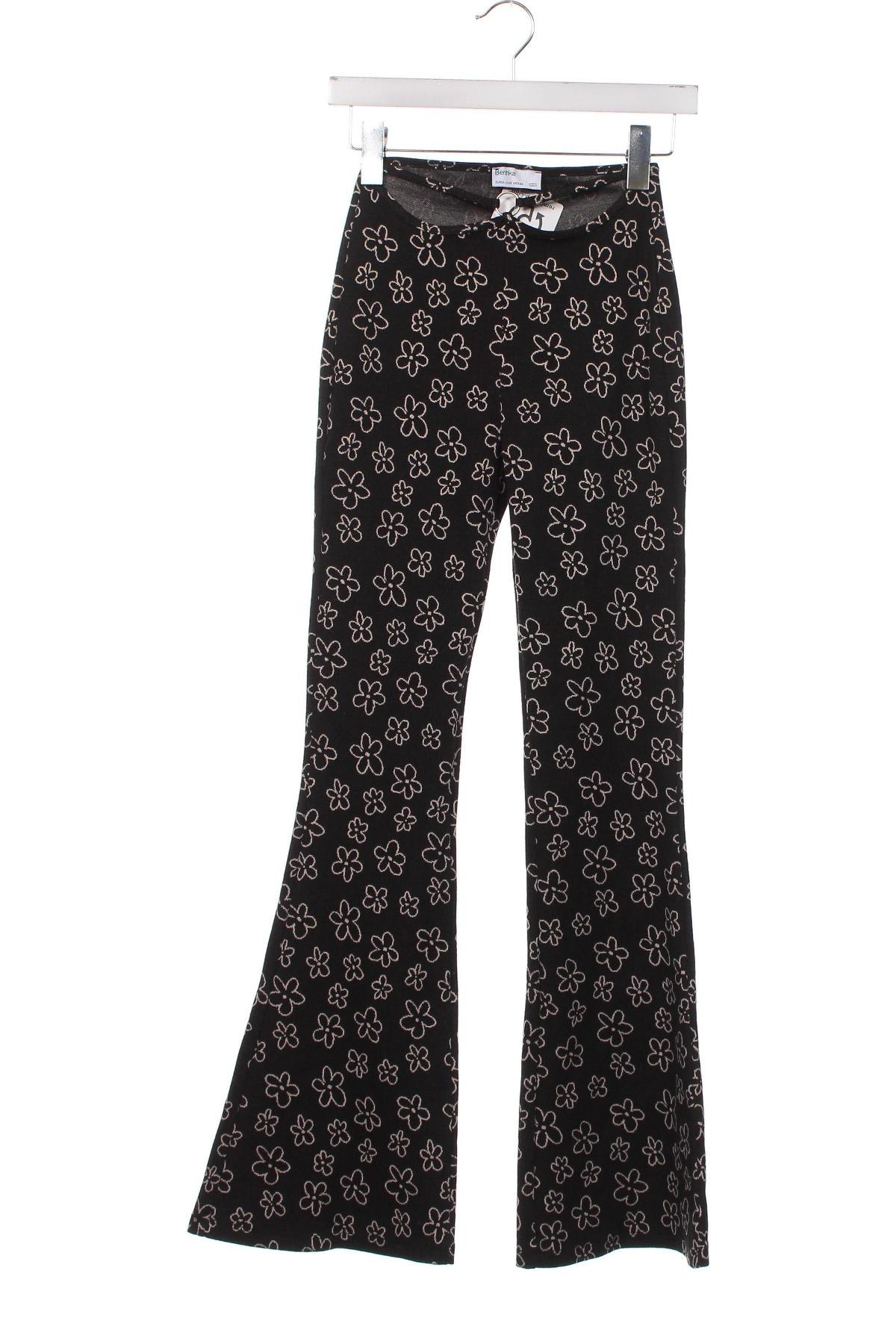 Pantaloni de femei Bershka, Mărime XS, Culoare Negru, Preț 74,81 Lei