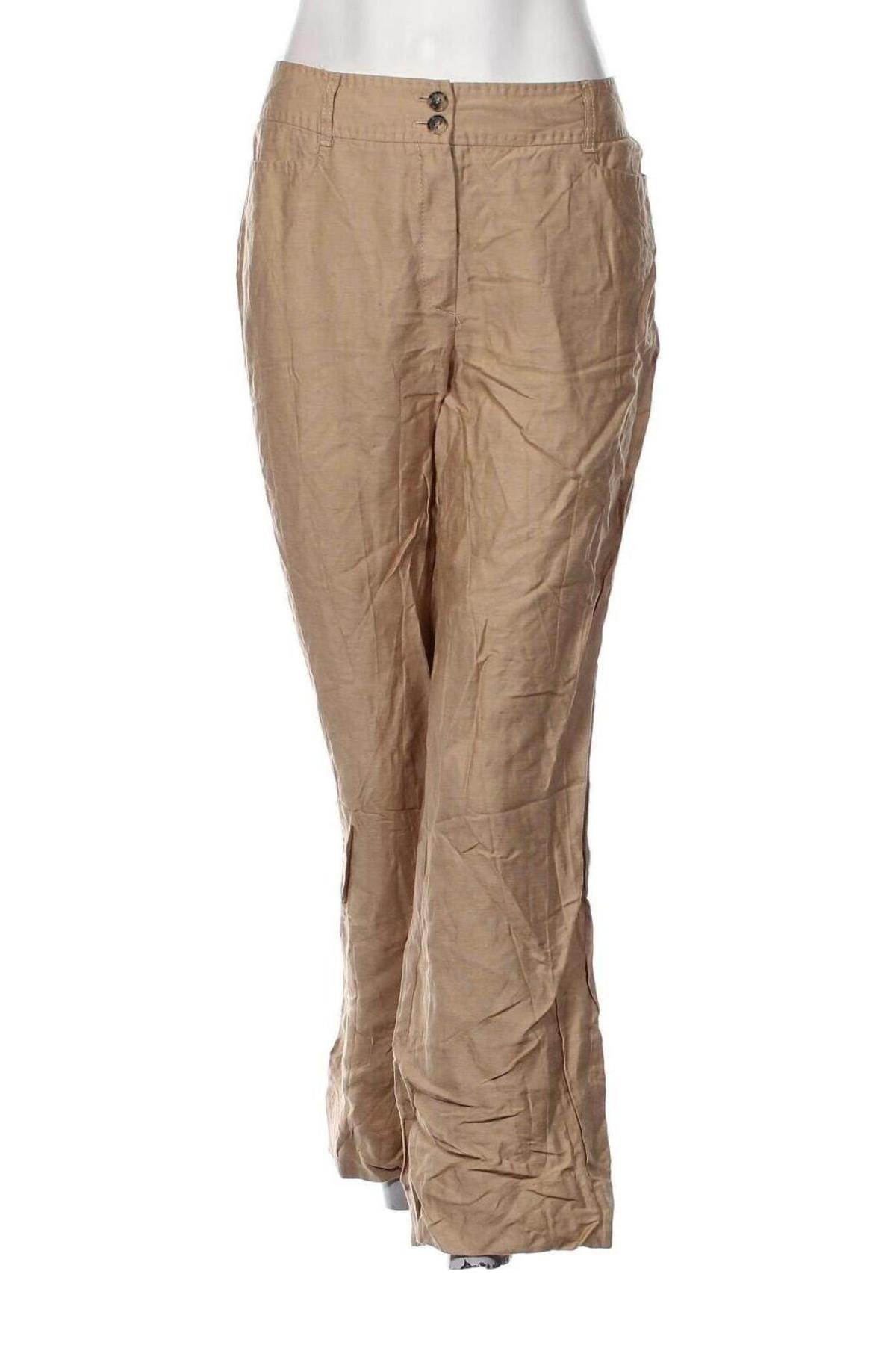 Дамски панталон Betty Barclay, Размер L, Цвят Бежов, Цена 40,80 лв.