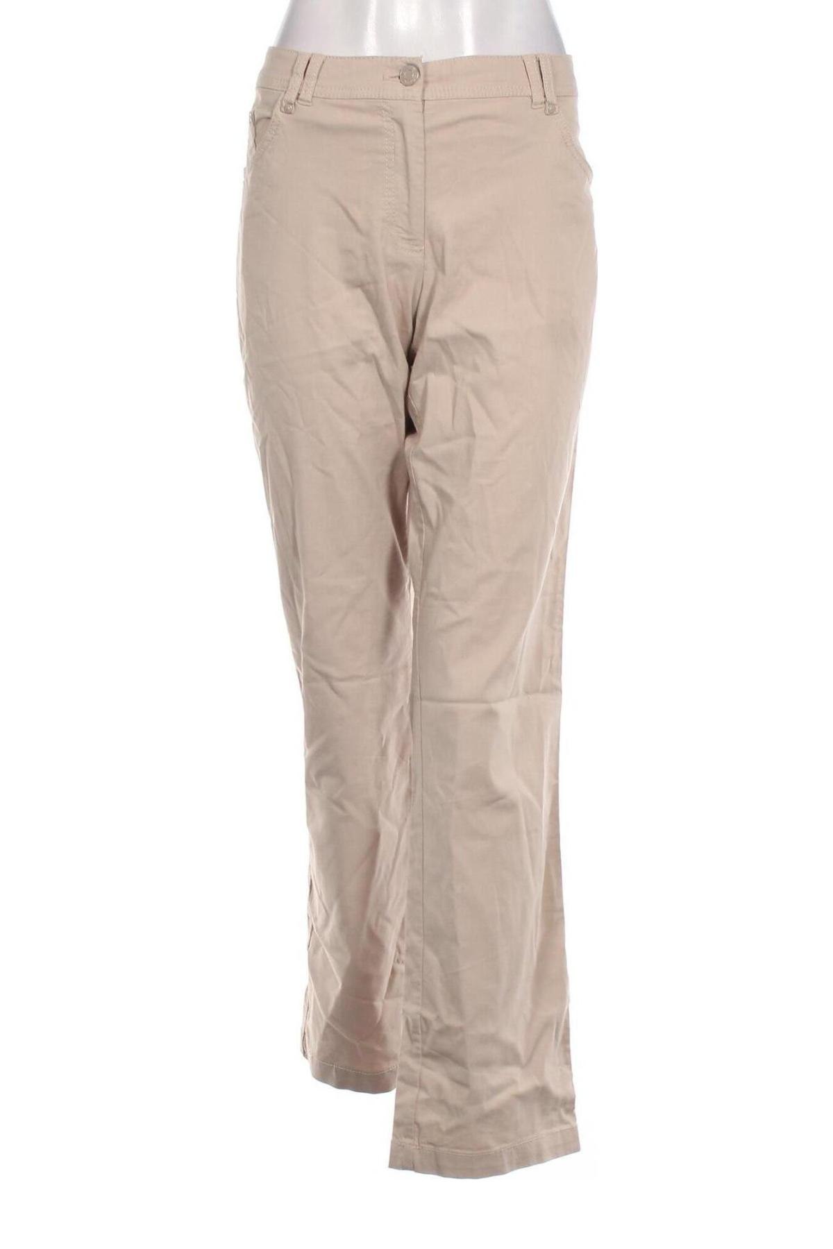 Pantaloni de femei Biaggini, Mărime XL, Culoare Bej, Preț 19,08 Lei