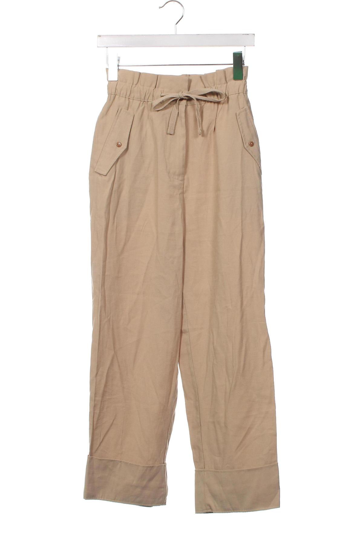 Pantaloni de femei Calliope, Mărime XS, Culoare Bej, Preț 44,89 Lei