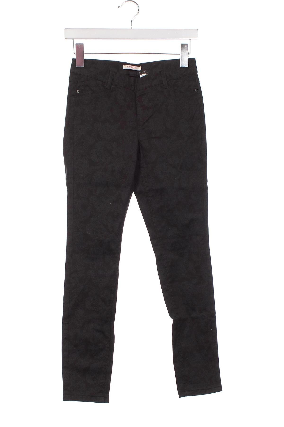 Дамски панталон Camaieu, Размер XS, Цвят Черен, Цена 10,73 лв.