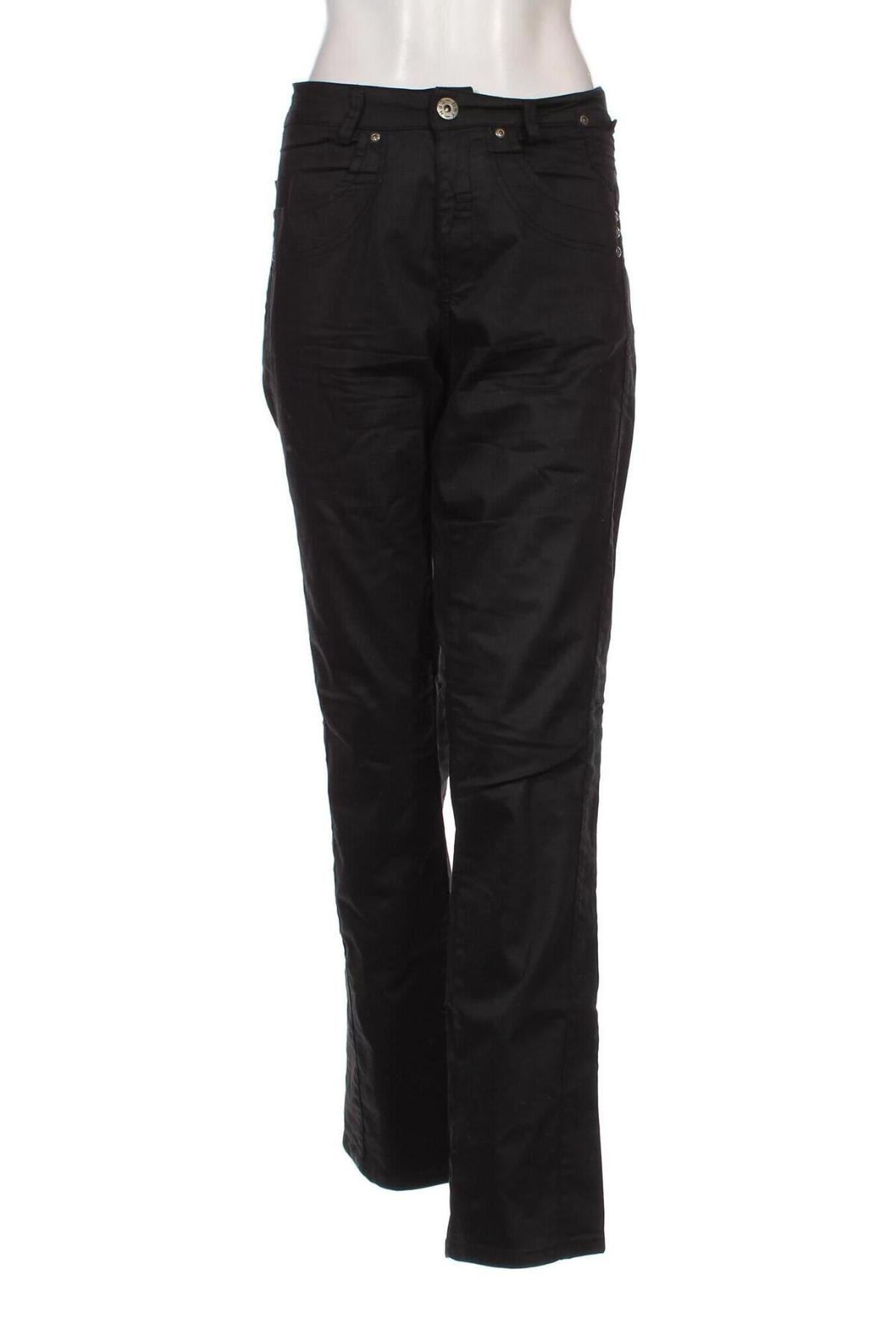 Дамски панталон DNY, Размер XL, Цвят Черен, Цена 41,00 лв.