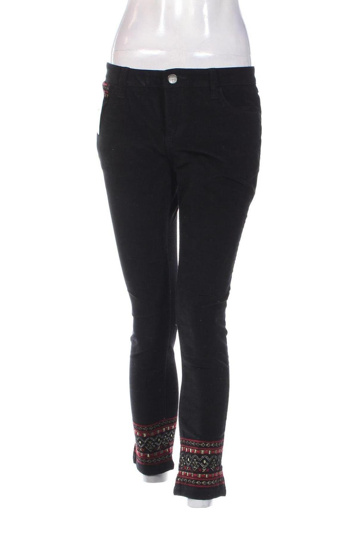 Γυναικείο παντελόνι Desigual, Μέγεθος S, Χρώμα Μαύρο, Τιμή 46,91 €