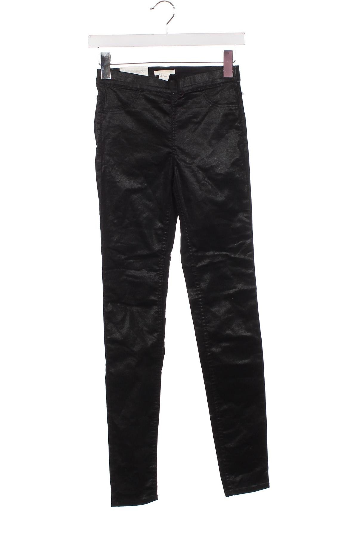 Γυναικείο παντελόνι H&M, Μέγεθος XXS, Χρώμα Μαύρο, Τιμή 5,69 €