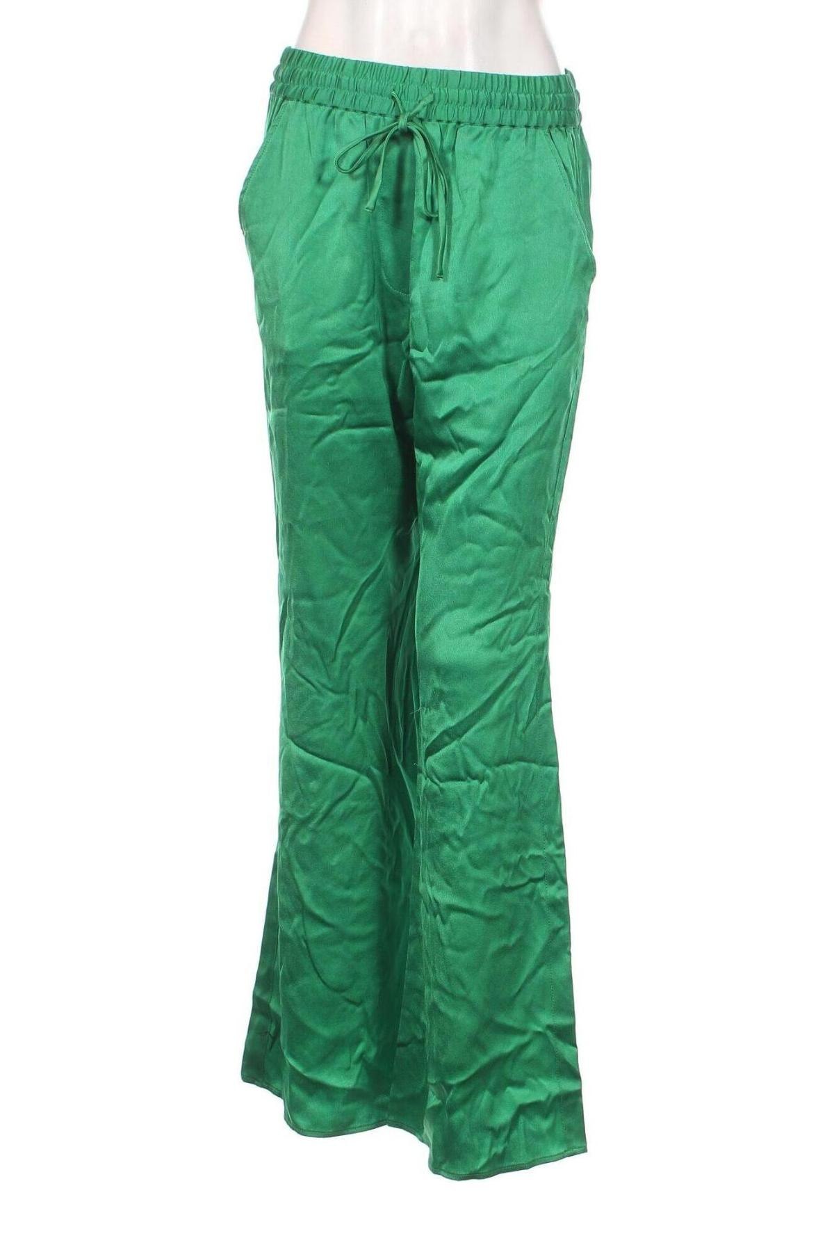 Дамски панталон H&M, Размер M, Цвят Зелен, Цена 10,15 лв.