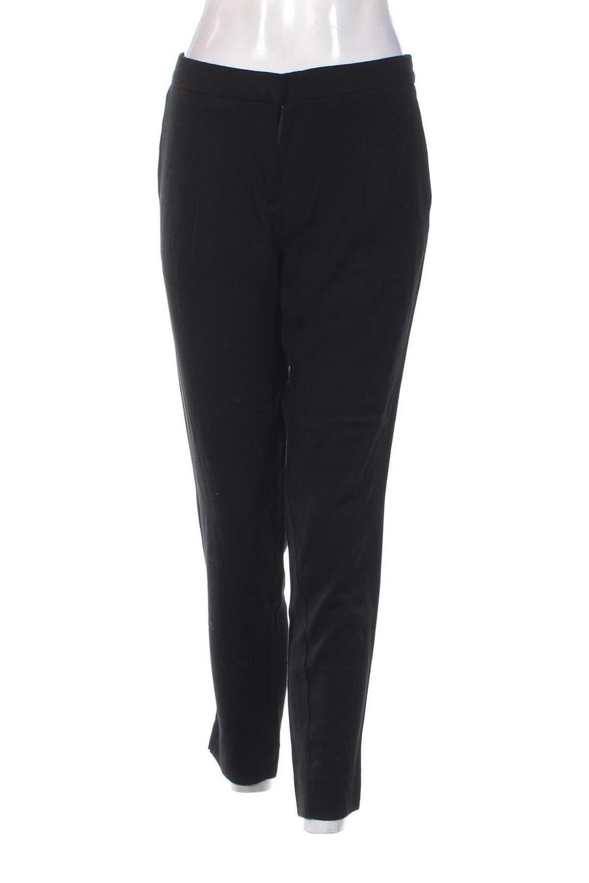 Дамски панталон H&M, Размер L, Цвят Черен, Цена 26,21 лв.