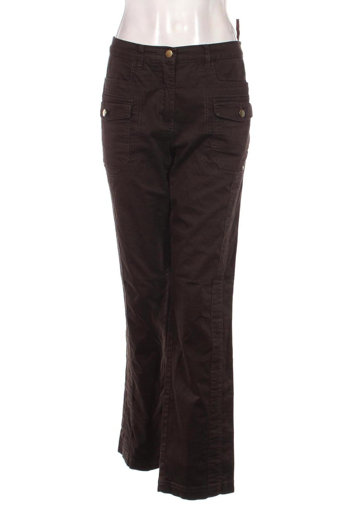 Pantaloni de femei Heine, Mărime L, Culoare Maro, Preț 56,55 Lei
