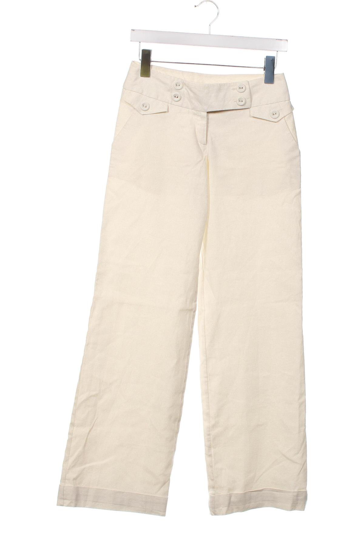 Дамски панталон Next, Размер XS, Цвят Екрю, Цена 26,75 лв.