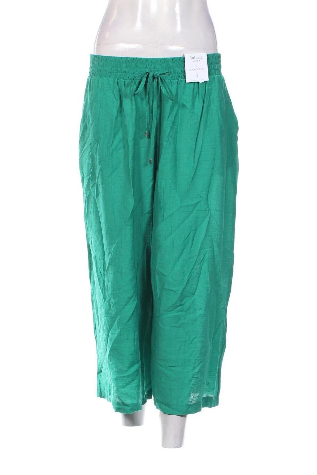 Γυναικείο παντελόνι Nutmeg, Μέγεθος M, Χρώμα Πράσινο, Τιμή 13,14 €