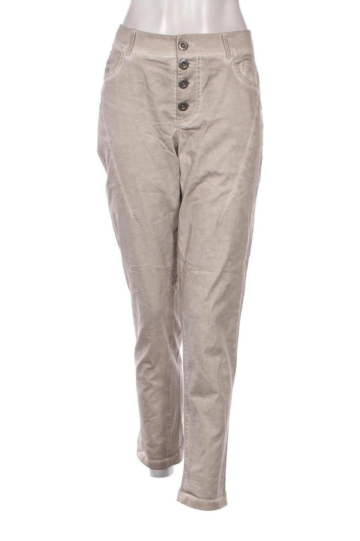 Дамски панталон Rick Cardona, Размер L, Цвят Бежов, Цена 14,35 лв.