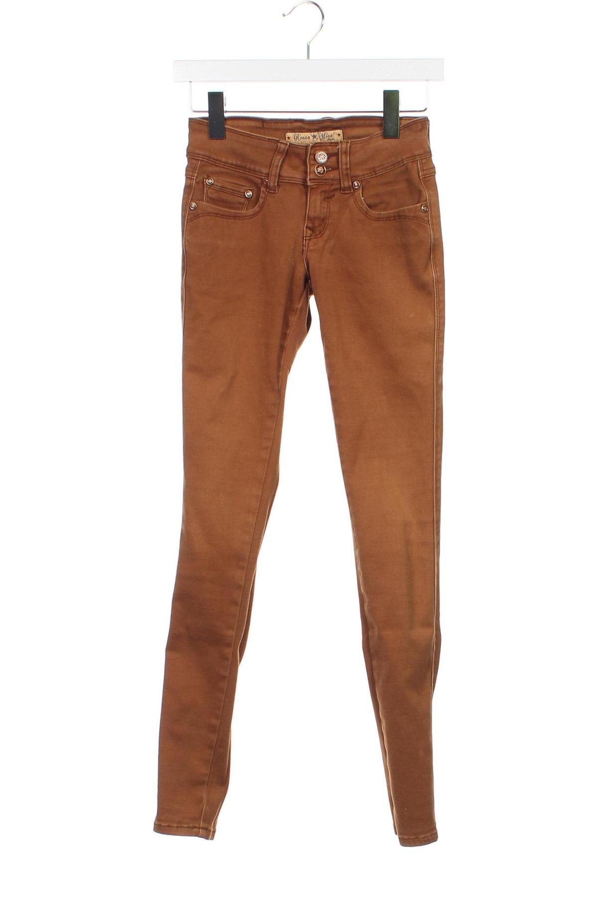 Pantaloni de femei Rossa Miss, Mărime XS, Culoare Maro, Preț 21,43 Lei