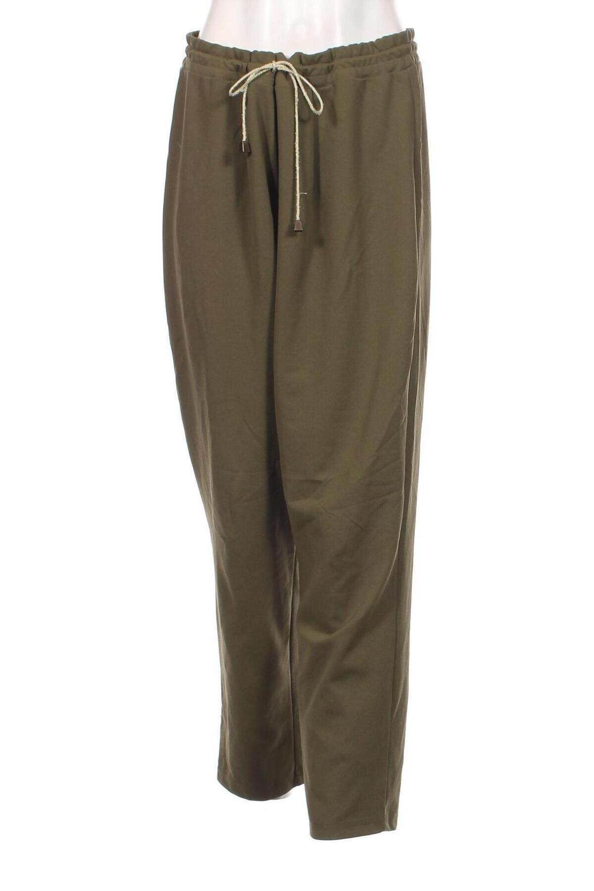 Γυναικείο παντελόνι VRS Woman, Μέγεθος XL, Χρώμα Πράσινο, Τιμή 17,94 €