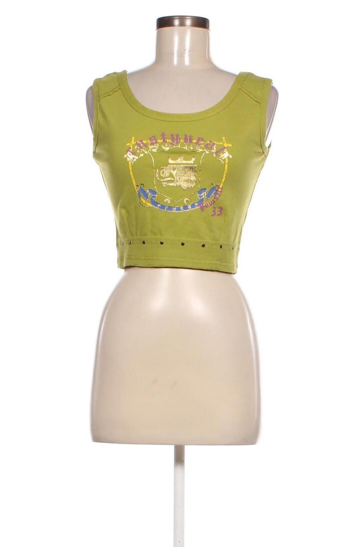 Γυναικείο αμάνικο μπλουζάκι, Μέγεθος S, Χρώμα Πράσινο, Τιμή 2,65 €