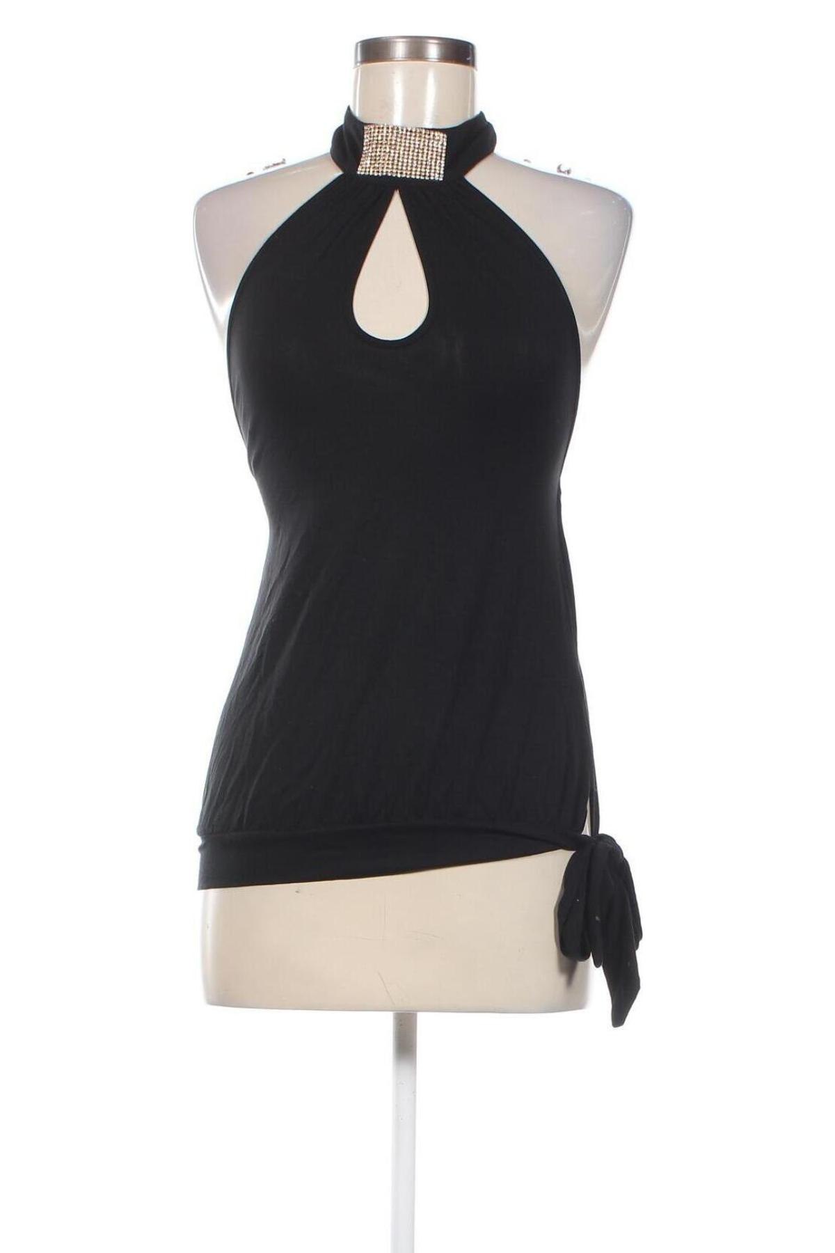 Γυναικείο αμάνικο μπλουζάκι, Μέγεθος M, Χρώμα Μαύρο, Τιμή 6,52 €