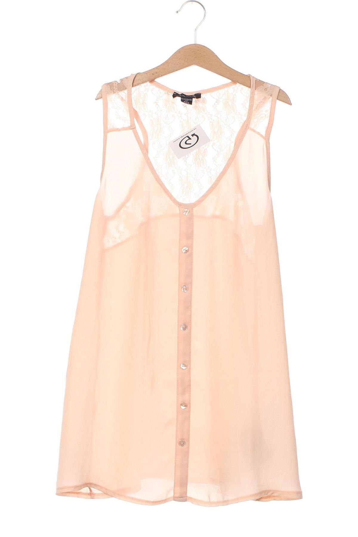 Γυναικείο αμάνικο μπλουζάκι Amisu, Μέγεθος XS, Χρώμα Ρόζ , Τιμή 2,59 €