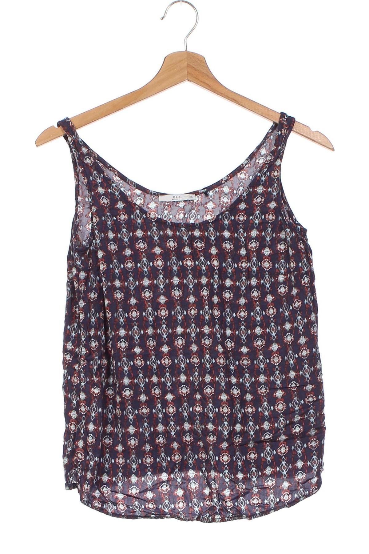 Γυναικείο αμάνικο μπλουζάκι Edc By Esprit, Μέγεθος XS, Χρώμα Πολύχρωμο, Τιμή 2,80 €