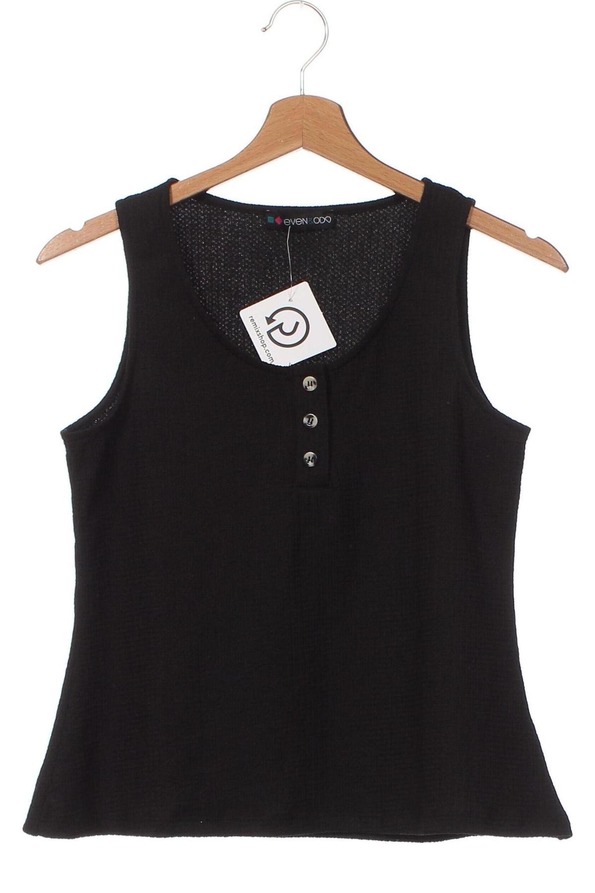 Γυναικείο αμάνικο μπλουζάκι Even&Odd, Μέγεθος XS, Χρώμα Μαύρο, Τιμή 3,18 €