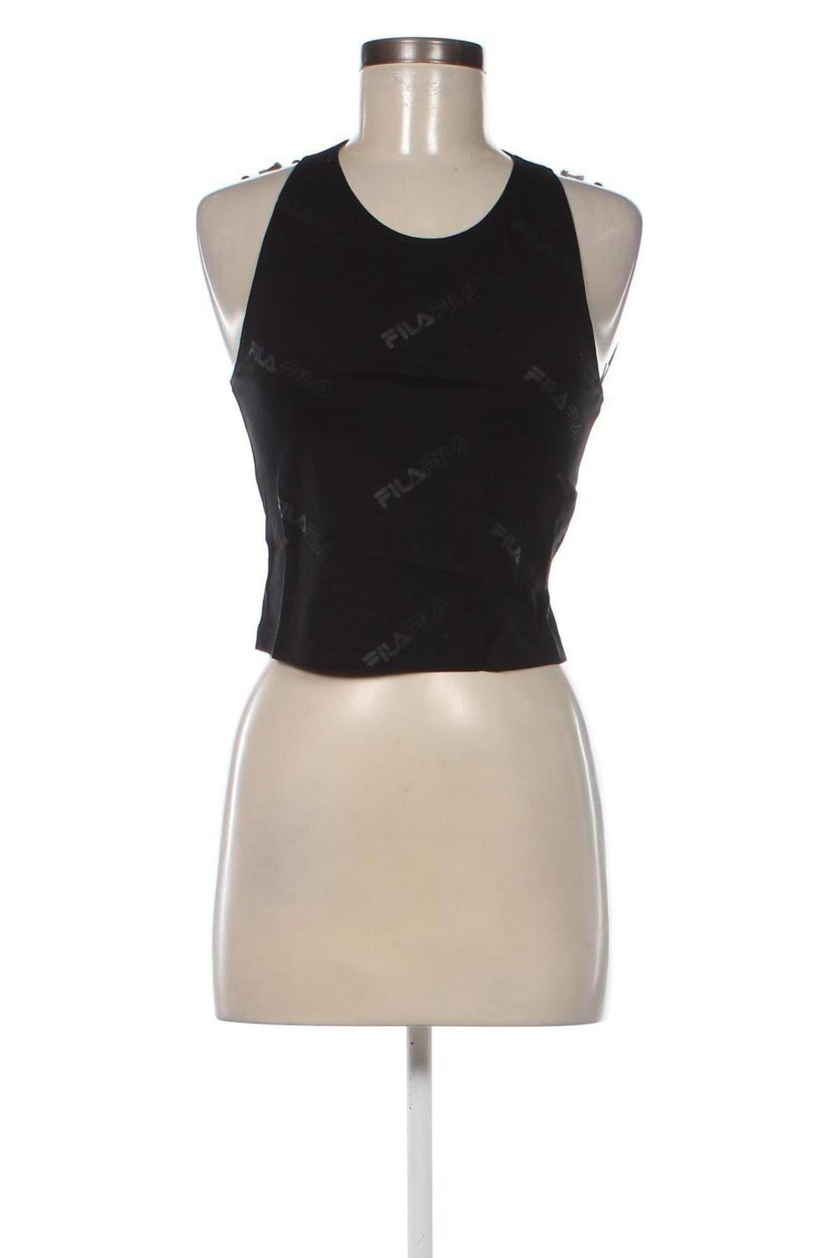 Γυναικείο αμάνικο μπλουζάκι FILA, Μέγεθος XS, Χρώμα Μαύρο, Τιμή 12,78 €