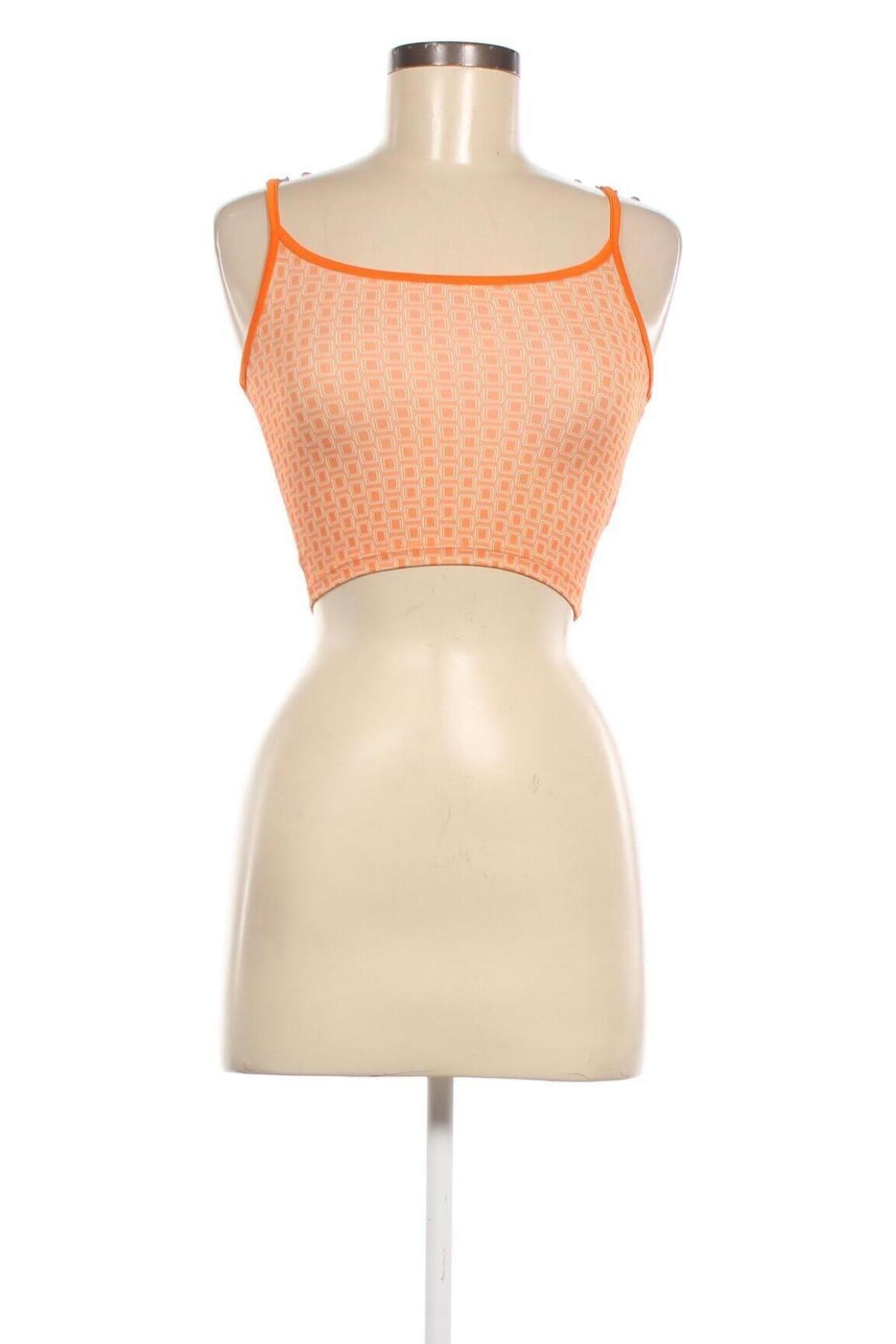 Γυναικείο αμάνικο μπλουζάκι Jennyfer, Μέγεθος XXS, Χρώμα Πορτοκαλί, Τιμή 1,73 €