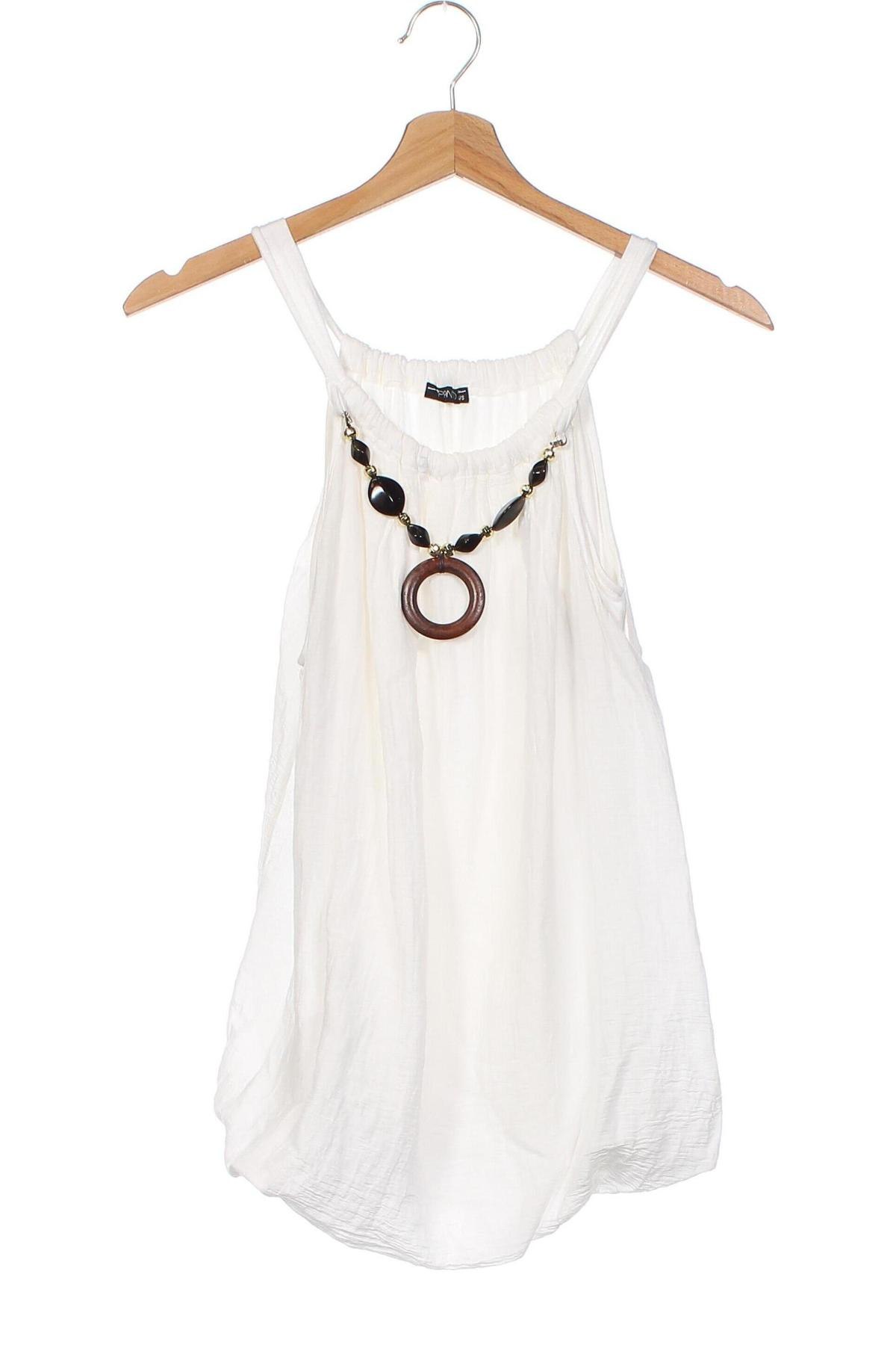 Γυναικείο αμάνικο μπλουζάκι Pronto, Μέγεθος XS, Χρώμα Λευκό, Τιμή 9,45 €